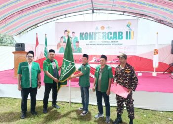 Sahrul Polapa Resmi Nahkodai GP Ansor Bolsel Masa Khidmat 2025-2028
