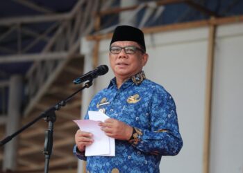 Apel KORPRI. Pj Wali Kota Kotamobagu Abdullah Mokoginta Tekankan Topoksi Anggota