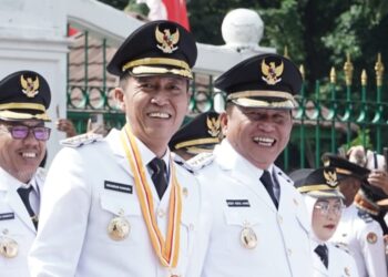 Dilantik Presiden Parabowo, Iskandar Kamaru dan Deddy Abdul Hamid  Kembali Pimpin Kabupaten Bolsel Priode ke Dua
