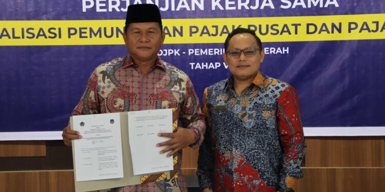 Pemkab Bolsel Tandatangani Perjanjian Kerjasama OP4D Tahap VI Dengan DJP dan DJPK