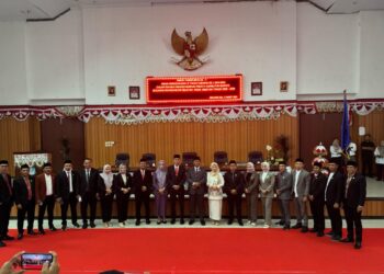 DPRD Bolsel Gelar Rapat Paripurna Dengarkan Pidato Perdana Bupati dan Wakil Bupati Terpililih Priode 2025-2030