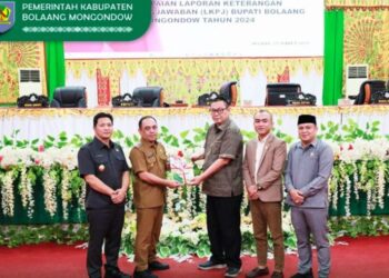 DPRD Gelar Paripurna Penyampaian LKPJ Bupati Bolmong Tahun Anggaran 2024