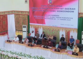 DPRD Bolmong Sukses Gelar Paripurna Istimewa HUT Kabupaten ke-71