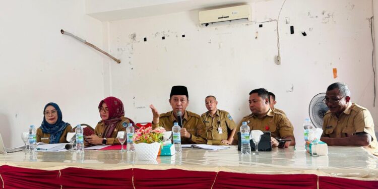 Perkuat Mutu Pendidikan : Disdikbud Bolsel Gelar Rapat Kerja Evaluasi Kinerja Kepala Sekolah