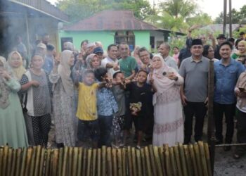 Wali Kota Kotamobagu Saksikan Kemeriahan Hari Raya Binarundak di Kelurahan Motoboi Besar