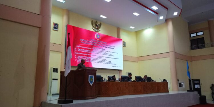 DPRD Bolaang Mongondow Gelar Rapat Paripurna Pembahasan Ranperda