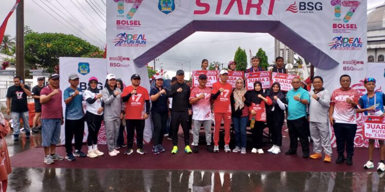 Pemkab Bolsel Awali Rangkaian HUT ke-17 dengan Jalan Sehat dan Ideal Fun Run