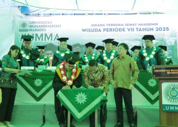 Wali Kota dr. Wany Gaib Tandatangani Kesepakatan Bersama Antara Pemkota Kotamobagu dan Universitas Muhamadiyah