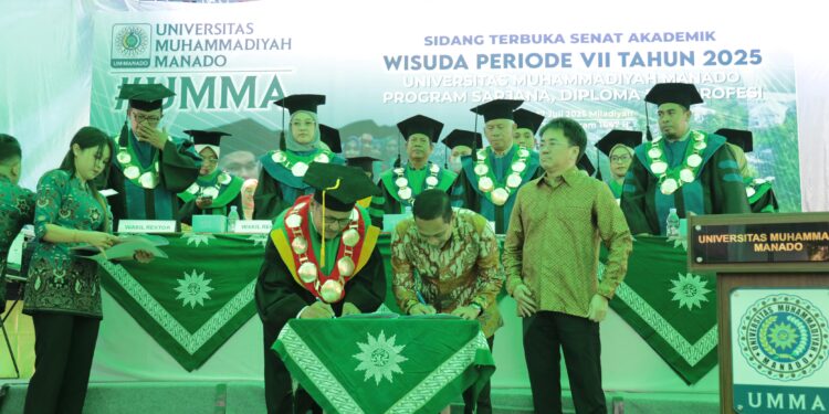 Wali Kota dr. Wany Gaib Tandatangani Kesepakatan Bersama Antara Pemkota Kotamobagu dan Universitas Muhamadiyah