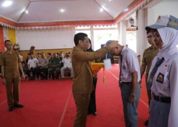 Wali Kota Kotamobagu Resmi Buka Pelatihan Calon Paskibraka dan Lantik Pelaksana Duta Pancasila Tahun 2025