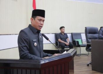 Wali Kota dan Wakil Wali Kota Kotamobagu Hadiri Rapat Paripurna DPRD Terkait APBD Perubahan dan Penetapan Ranperda Penyelenggaraan Adat