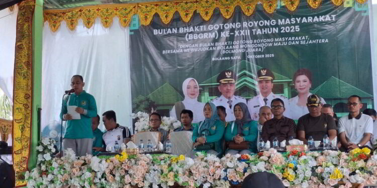 Bupati Bolmong Luncurkan BBGRM ke-XXII, Wujudkan ‘Bolmong Juara’ dengan Semangat Gotong Royong