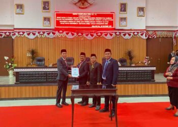 Sinergitas Pemkab dan DPRD Bolsel: Rapat Paripurna Tetapkan Ranperda dan APBD 2026