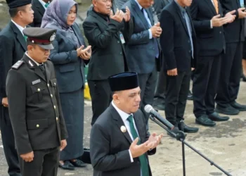 Bupati Bolmong Yusra Alhabsyi Pimpin Upacara Hari Pahlawan