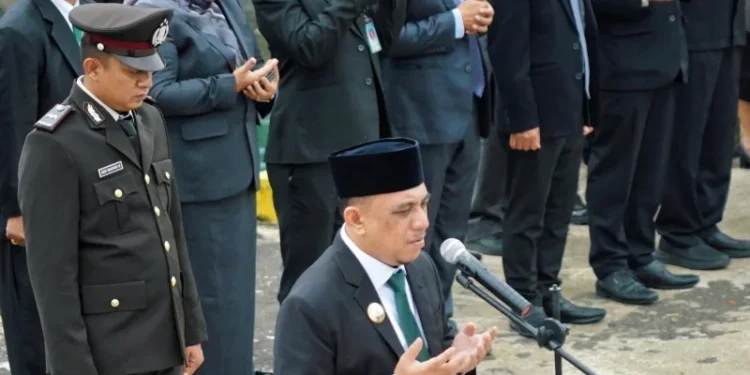 Bupati Bolmong Yusra Alhabsyi Pimpin Upacara Hari Pahlawan