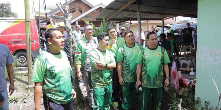 Wali Kota Kotamobagu Tinjau Lokasi Kebakaran di Tumobui