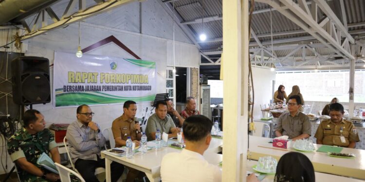 Wali Kota Kotamobagu dr Weny Gaib Pimpin Rapat Forkopimda Bersama Jajaran Pemerintah Kota