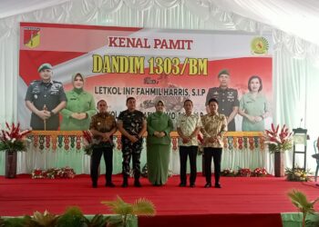 Wali Kota dan Wakil Wali Kota Kotamobagu Hadiri Pisah Sambut Dandim 1303 Bolmong