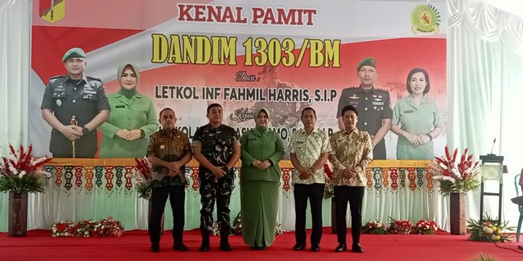 Wali Kota dan Wakil Wali Kota Kotamobagu Hadiri Pisah Sambut Dandim 1303 Bolmong