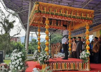 Wawali Kotamobagu Rendy Virgiawan Mangkat Pimpin Upacara Hari Guru Nasional dan HUT Korpri ke-54