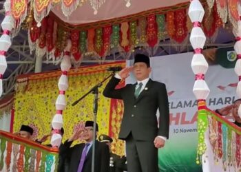 Pemkot Kotamobagu Peringati Hari Pahlawan dengan Upacara di Alun-alun Boki Hotinimbang