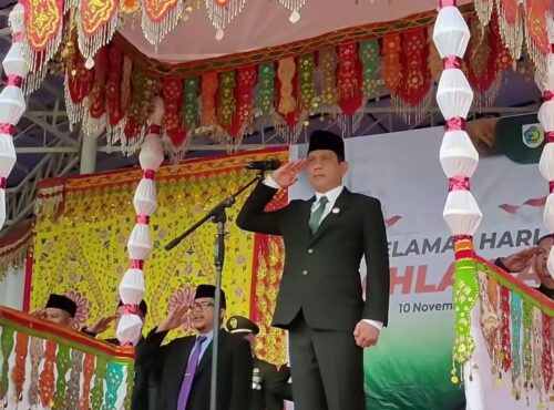 Pemkot Kotamobagu Peringati Hari Pahlawan dengan Upacara di Alun-alun Boki Hotinimbang