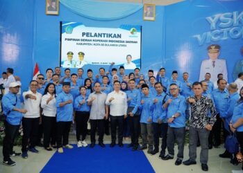 Hadiri Pelantikan Dekopinda se-Sulut, Bupati Yusra Alhabsyi dan Wabup Dony Lumenta Komitmen Perkuat Ekonomi Kerakyatan di Bolmong