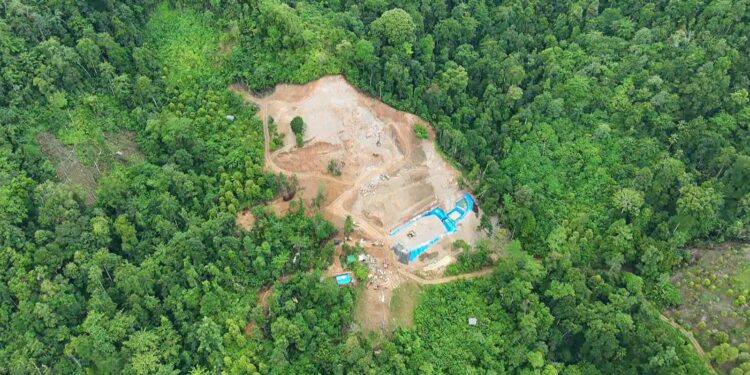 PETI di Desa Pidung Gunakan 7 Ekskavator, Diduga Dalamnya Ko’Johan dan Ko’Bily