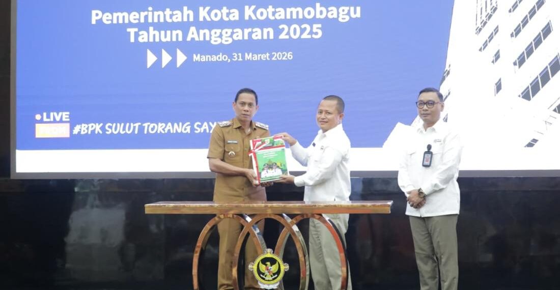 Pemkot Kotamobagu Serahkan LKPD Unaudited 2025 ke BPK Sulut
