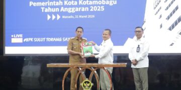 Pemkot Kotamobagu Serahkan LKPD Unaudited 2025 ke BPK Sulut