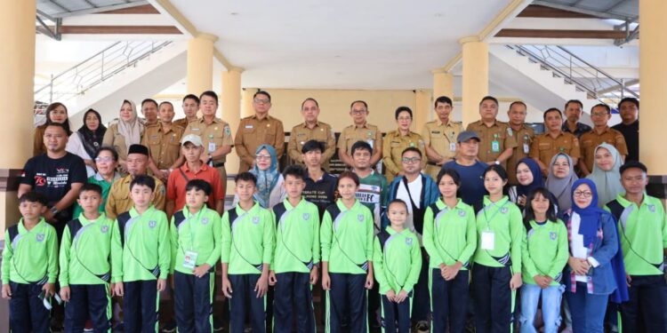 Bupati Yusra Alhabsyi Lepas 52 Kontingen O2SN Boltim ke Tingkat Provinsi Sulut 2026: Kalian Duta Olahraga Daerah