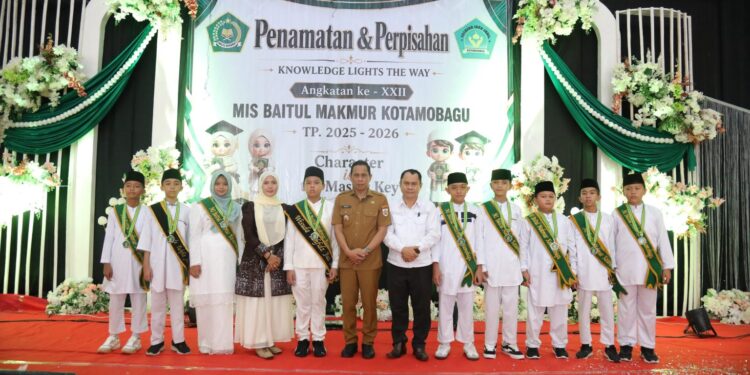 Wali Kota dan Ketua TP PKK Kotamobagu Hadiri Perpisahan Siswa MI Baitul Makmur, Apresiasi Peran Guru dan Yayasan