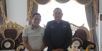Wali Kota Kotamobagu Terima Audiensi PWI Sulut, Ucapkan Selamat ke Ketua PWI Terpilih Konni Balamba