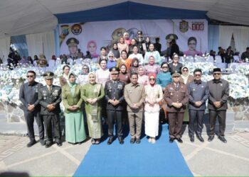 Sinergi Kokoh, Wali Kota Weny Gaib dan Wawali Rendy Mangkat Hadiri Upacara Hari Bhayangkara ke-80 di Kotamobagu
