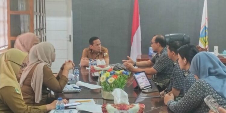 Wujudkan UHC 100 Persen, Wali Kota Weny Gaib Audiensi dengan BPJS Kesehatan Tondano