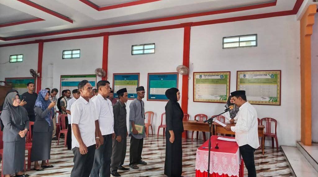 Pelantikan Kepala Dusun I Desa Tolondadu II Resmi Dilaksanakan, Sangadi Tekankan Amanah Pelayanan