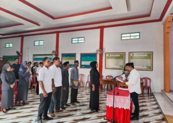 Pelantikan Kepala Dusun I Desa Tolondadu II Resmi Dilaksanakan, Sangadi Tekankan Amanah Pelayanan