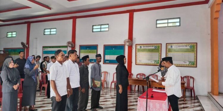 Pelantikan Kepala Dusun I Desa Tolondadu II Resmi Dilaksanakan, Sangadi Tekankan Amanah Pelayanan