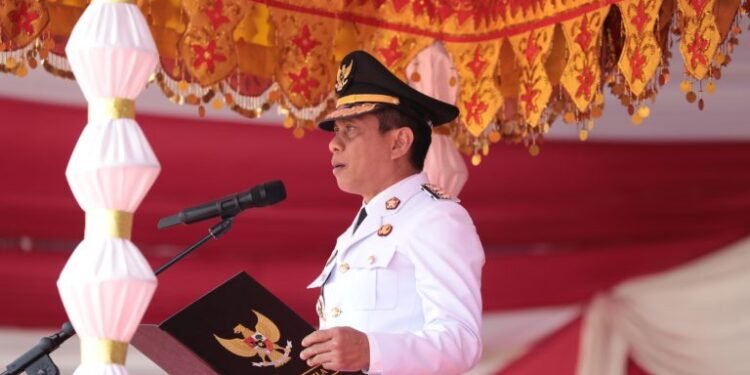 Wali Kota Weny Gaib Pimpin Upacara HUT ke-81 RI di Alun-alun Boki Hontinimbang Kotamobagu