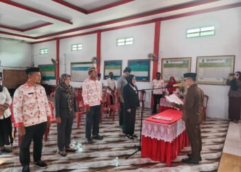 Pemdes Tolondadu II Gelar Pelantikan BPD, Sangadi Sukri Tuliabu: Mari Bersinergi Bangun Desa