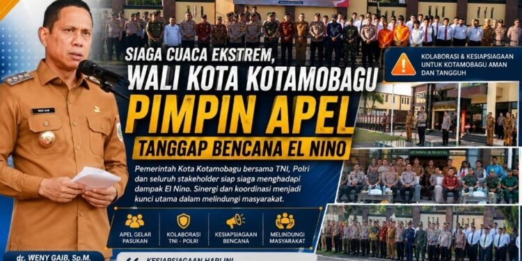 Pemkot dan Polres Kotamobagu Siagakan Pasukan Tanggap Bencana El Nino