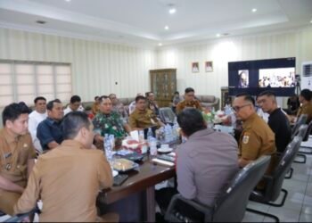 Matangkan Persiapan HUT ke-81 RI, Wali Kota Kotamobagu Pimpin Rakor Lintas Sektor Bersama Forkopimda