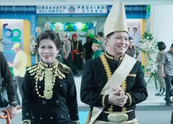 Wakil Bupati Bolmong Hadiri Upacara HUT ke-62 Provinsi Sulawesi Utara, Dukung Semangat “Melaju”